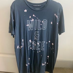 LULUSIMON - wild and free graphic tee. Size M